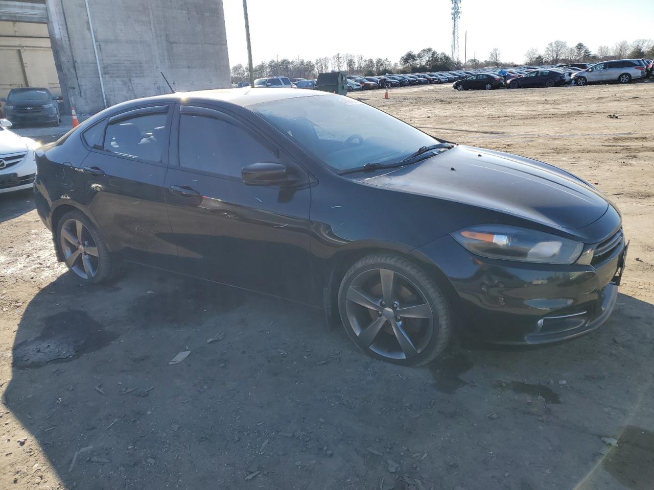 2016 Dodge Dart VIN 1C3CDFEB0GD539952 Copart auction photo, vandalism / all over damage thumbnail 4