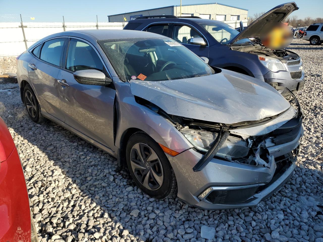 2020 Honda Civic VIN 19XFC2F67LE030228 Copart auction photo, front end / minor dent/scratches damage thumbnail 4