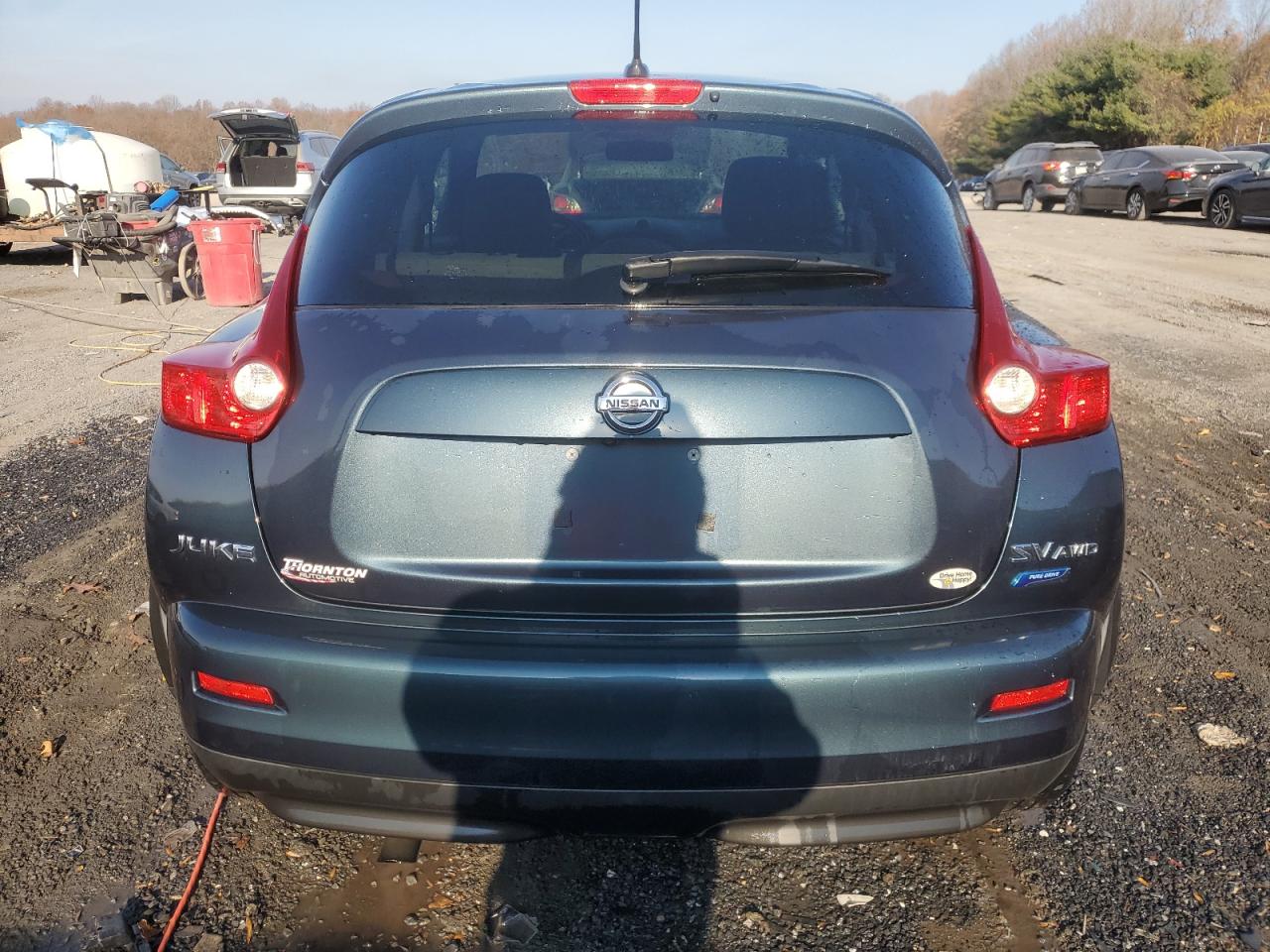2014 Nissan Juke VIN JN8AF5MV0ET484204 Copart auction photo, front end / side damage thumbnail 6