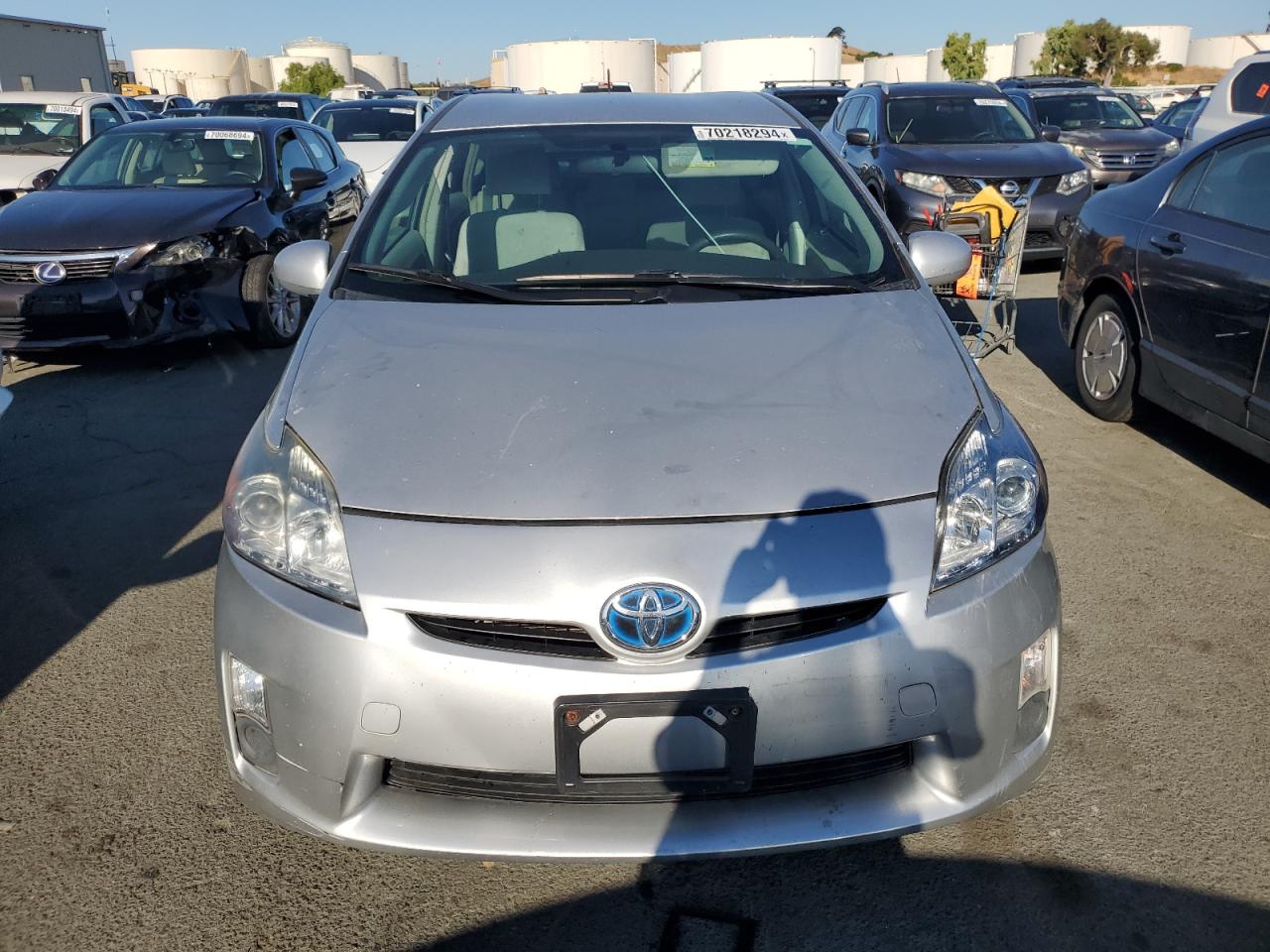 2010 Toyota Prius VIN JTDKN3DU2A0015173 Copart auction photo, rear end damage thumbnail 5