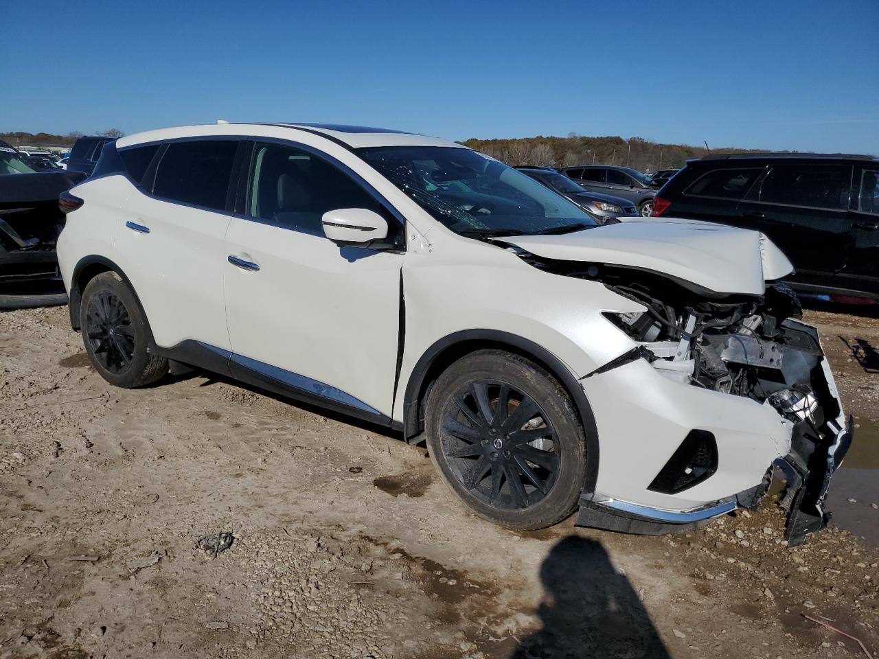 2021 Nissan Murano VIN 5N1AZ2CS2MC127853 Copart auction photo, front end / undercarriage damage thumbnail 4