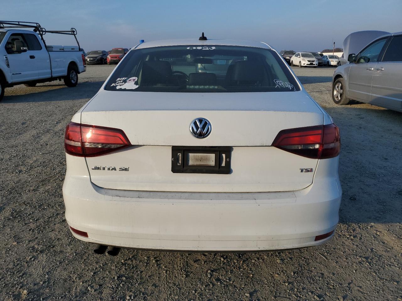 2017 Volkswagen Jetta VIN 3VWDB7AJ1HM406922 Copart auction photo, front end / side damage thumbnail 6