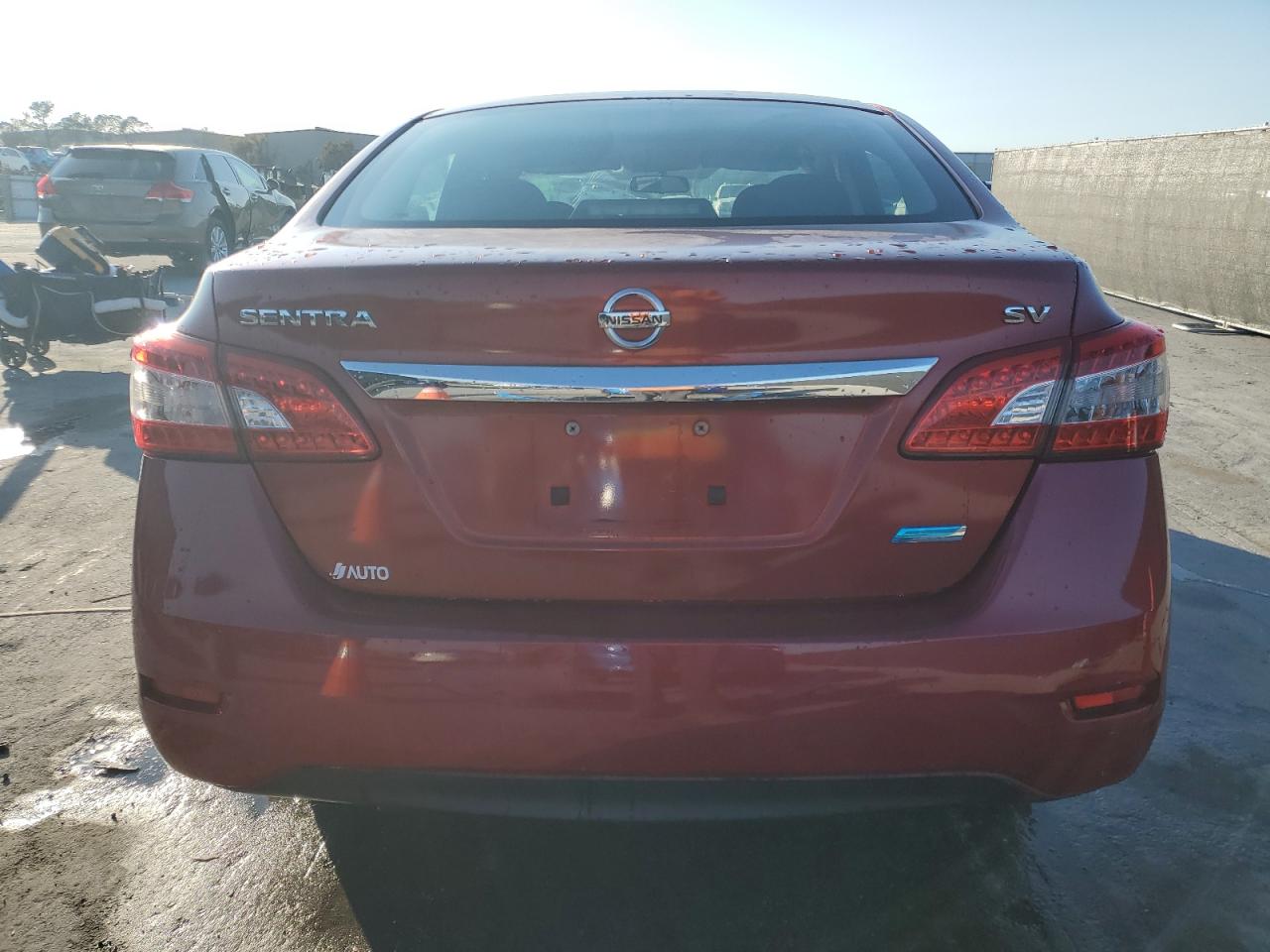 2014 Nissan Sentra VIN 3N1AB7AP1EY269983 Copart auction photo, front end / side damage thumbnail 6