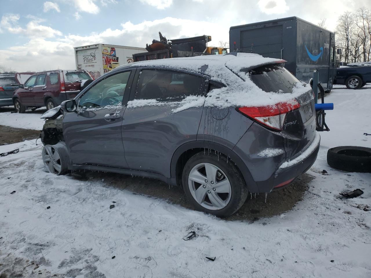 2019 Honda HR-V VIN 3CZRU6H74KM716250 Copart auction photo, front end damage thumbnail 2
