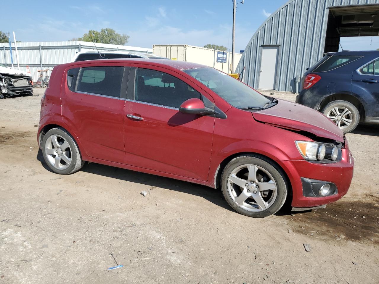 2012 Chevrolet Sonic VIN 1G1JE6SH7C4184015 Copart auction photo, front end damage thumbnail 4