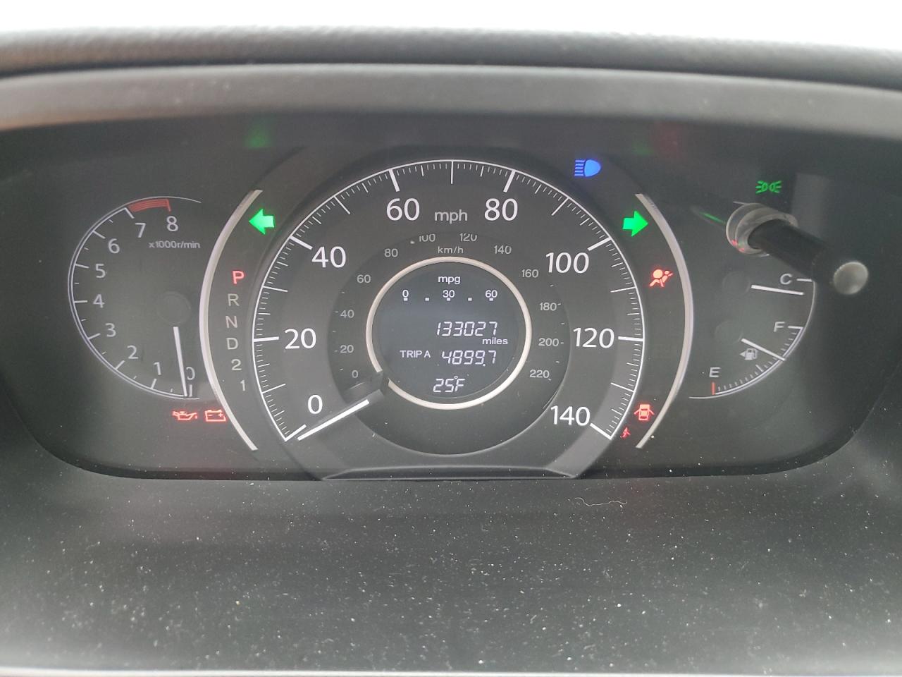 2013 Honda CR-V VIN 5J6RM3H36DL014995 Copart auction photo, front end damage thumbnail 9