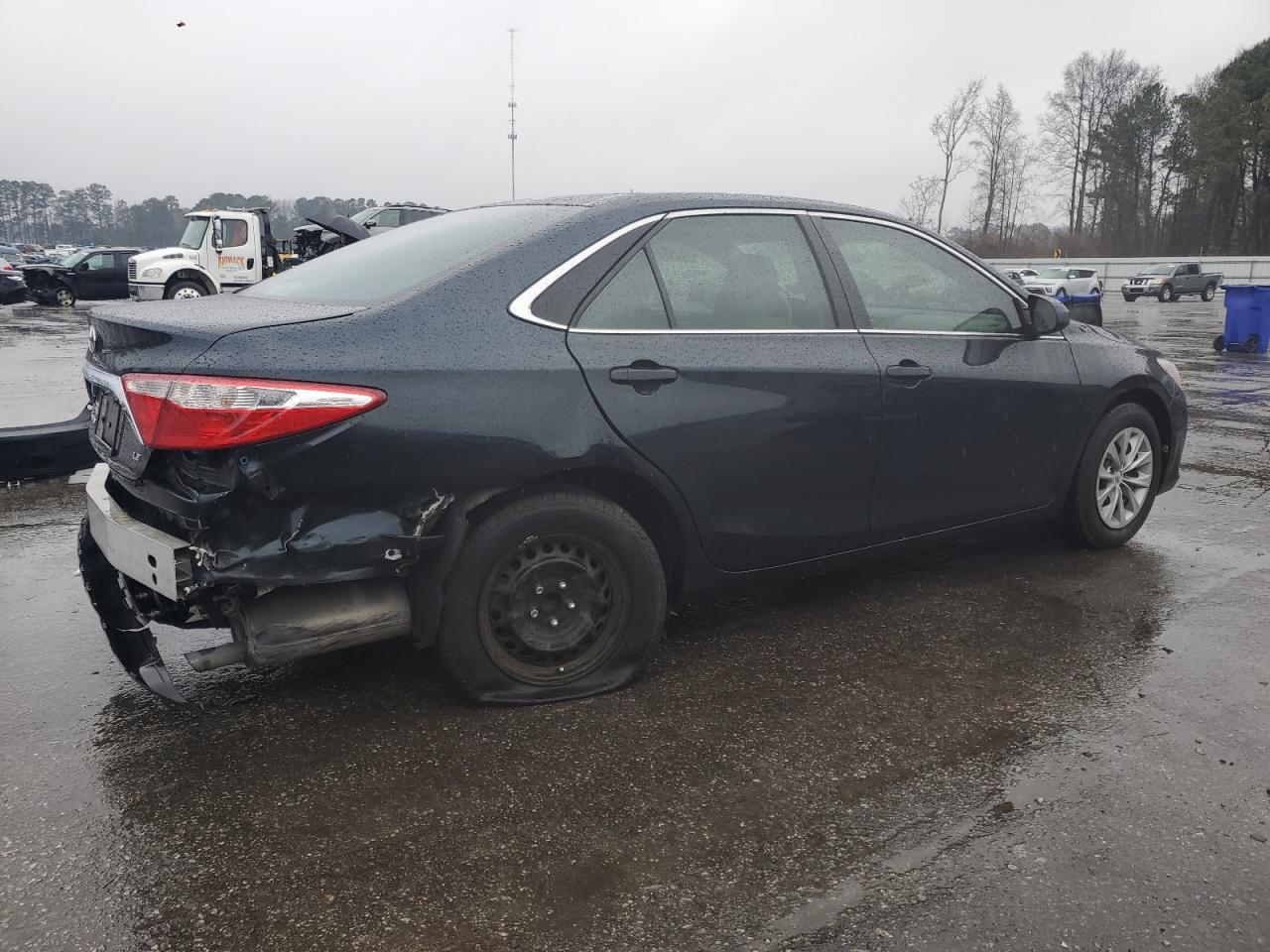 2017 Toyota Camry VIN 4T1BF1FK9HU284136 Copart auction photo, rear end / side damage thumbnail 3