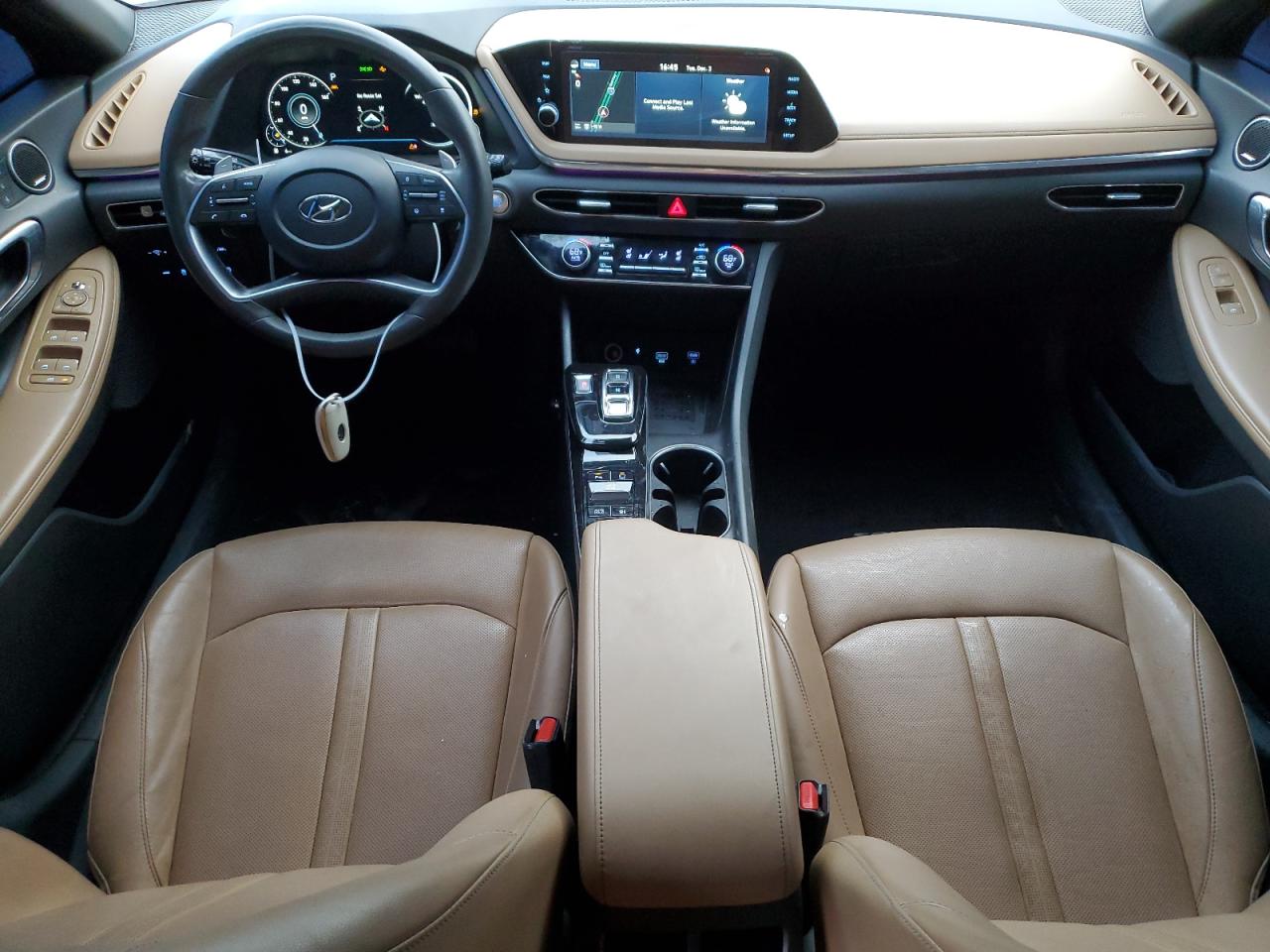2022 Hyundai Sonata VIN KMHL34J2XNA180192 Copart auction photo, minor dent/scratches damage thumbnail 8