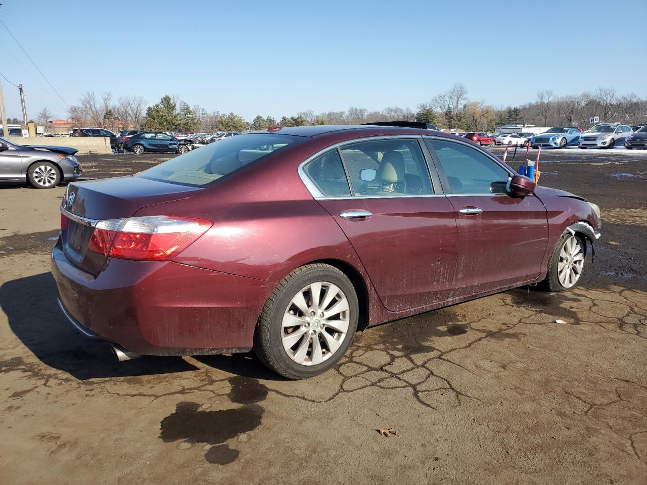 2013 Honda Accord VIN 1HGCR2F86DA028530 Copart auction photo, front end damage thumbnail 3