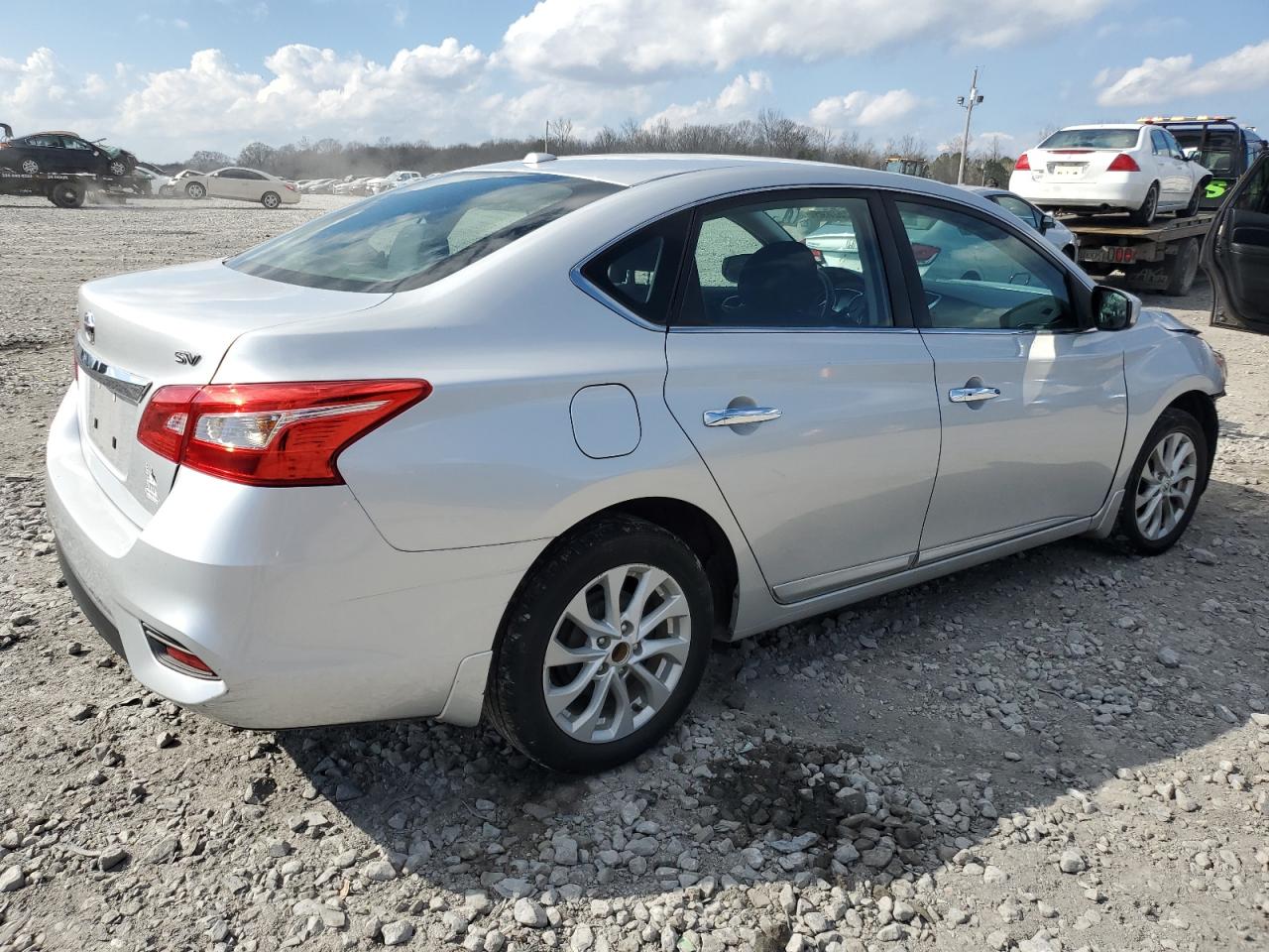 2019 Nissan Sentra VIN 3N1AB7AP1KY304582 Copart auction photo, front end damage thumbnail 3