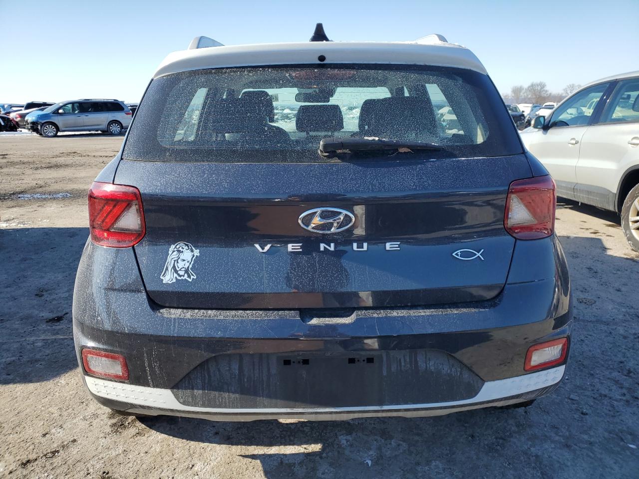 2021 Hyundai Venue VIN KMHRC8A33MU111223 Copart auction photo, front end / side damage thumbnail 6