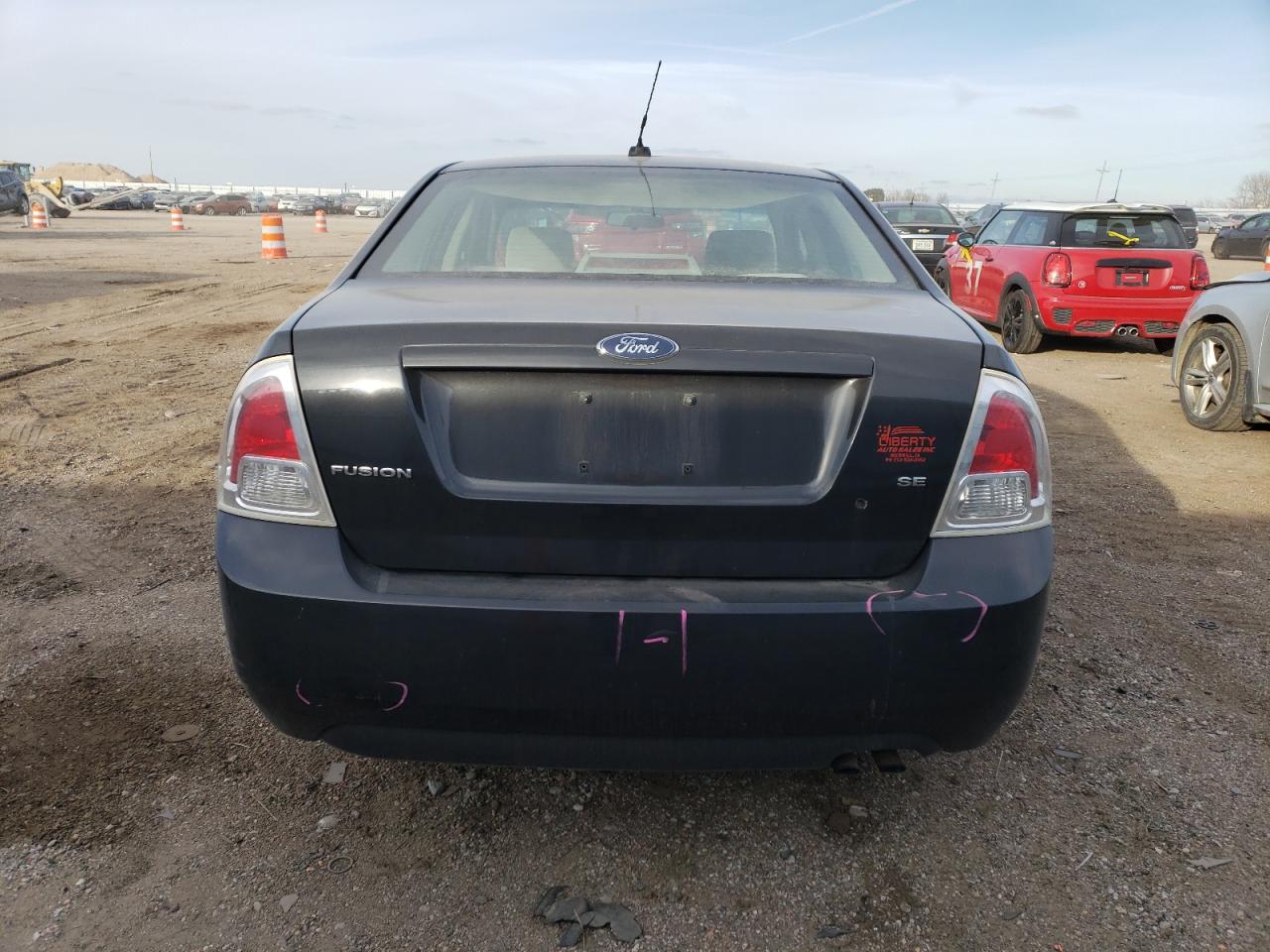 2007 Ford Fusion VIN 3FAHP07Z47R139194 Copart auction photo, front end / hail damage thumbnail 6