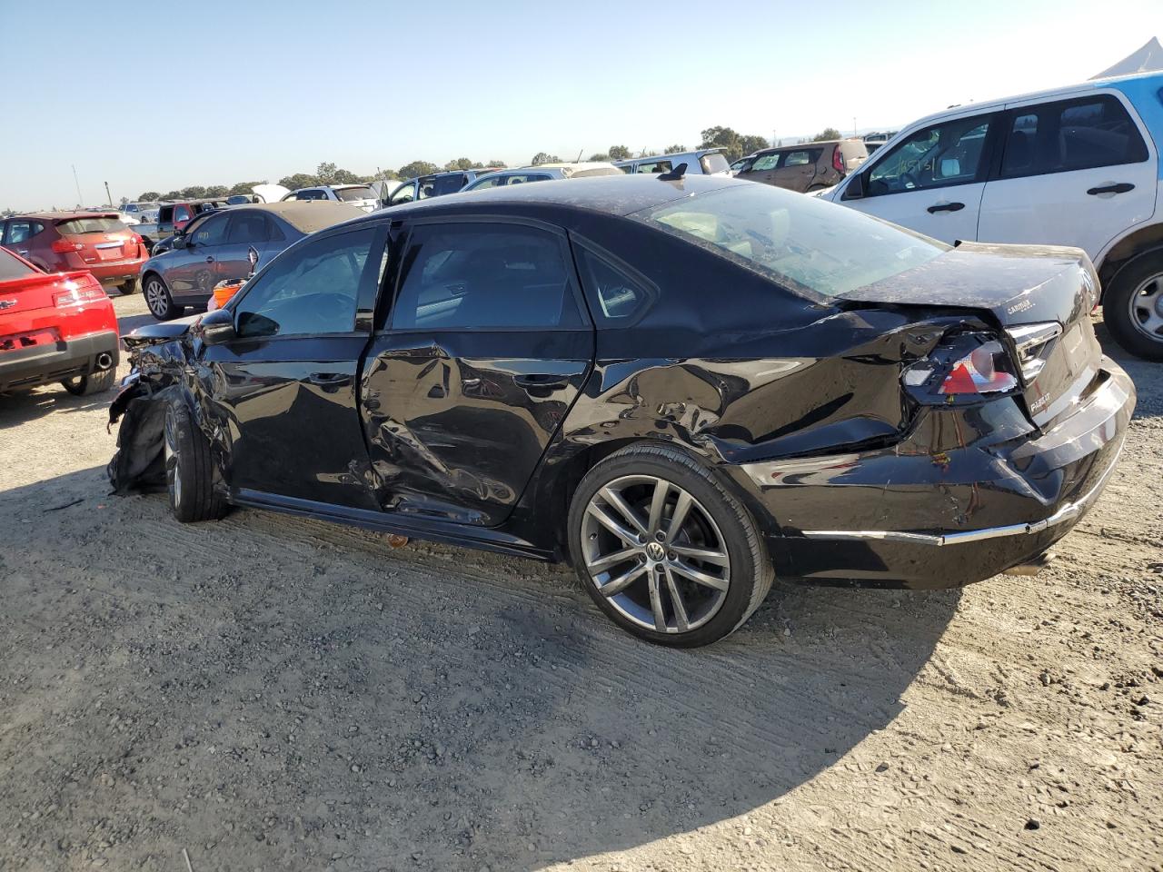 2018 Volkswagen Passat VIN 1VWAA7A36JC039451 Copart auction photo, all over damage thumbnail 2