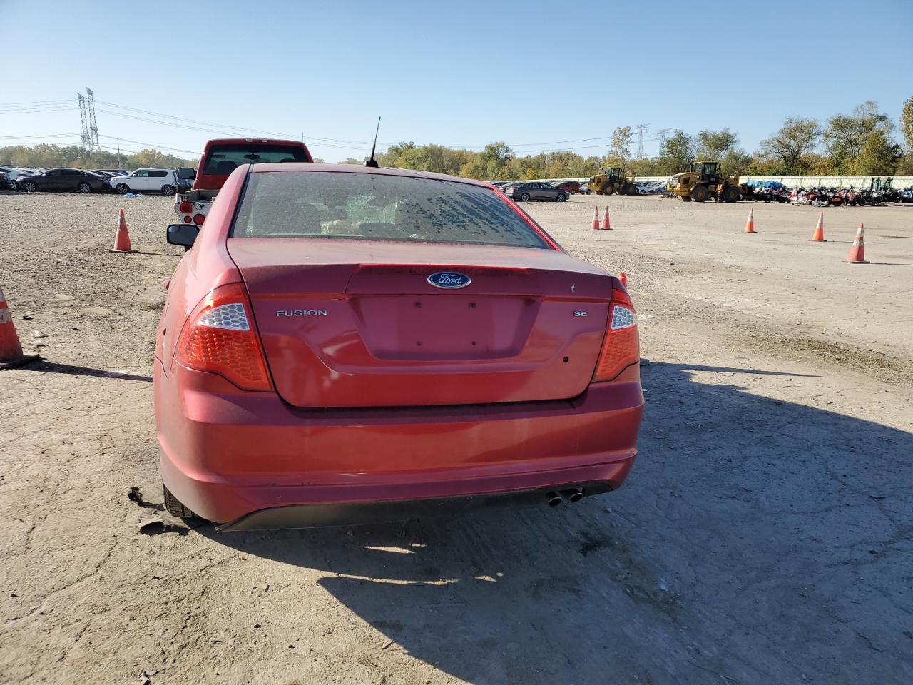 2012 Ford Fusion VIN 3FAHP0HA8CR426900 Copart auction photo, top/roof / all over damage thumbnail 6