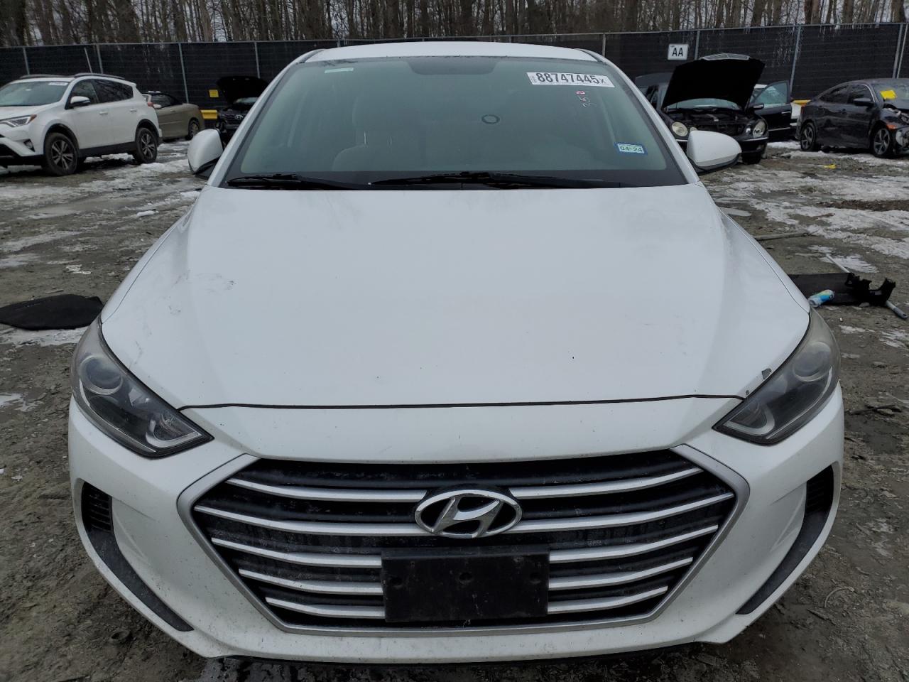 2018 Hyundai Elantra VIN 5NPD74LF7JH354297 Copart auction photo, vandalism damage thumbnail 5