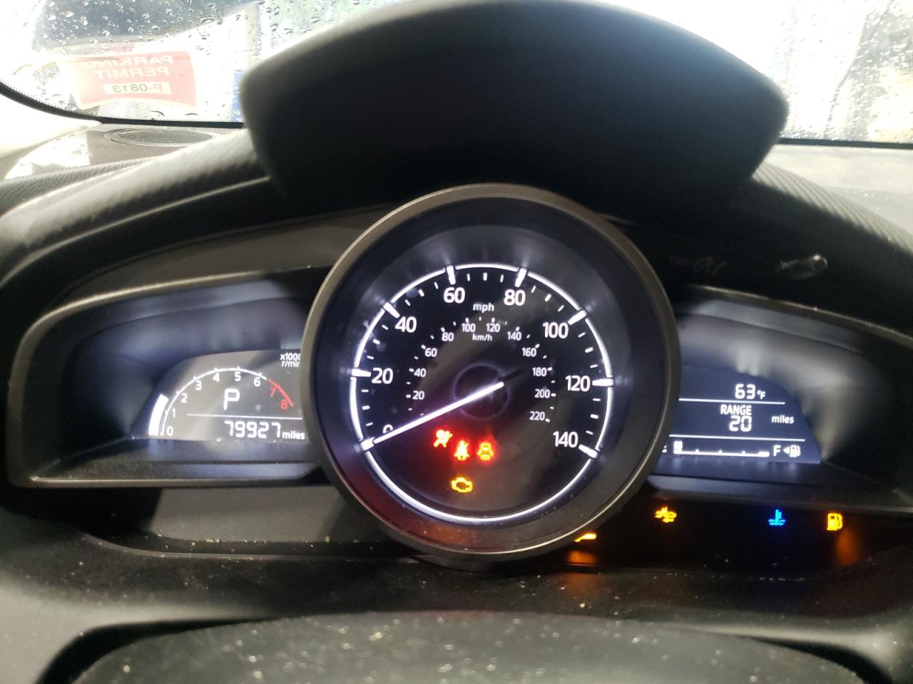 2019 Mazda CX-3 VIN JM1DKFB74K0445823 Copart auction photo, rear end / front end damage thumbnail 9