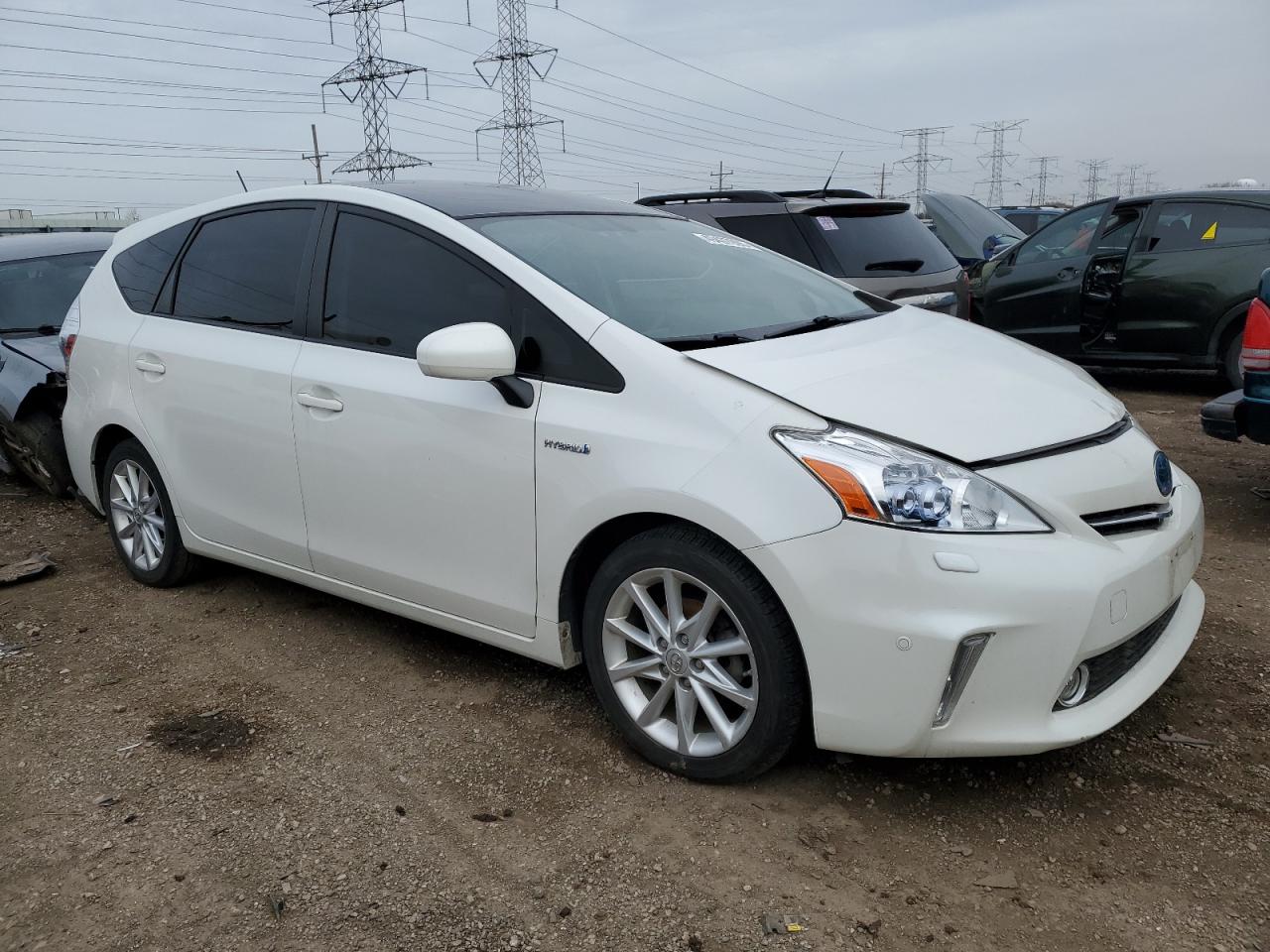 2012 Toyota Prius VIN JTDZN3EU9C3150570 Copart auction photo, front end damage thumbnail 4