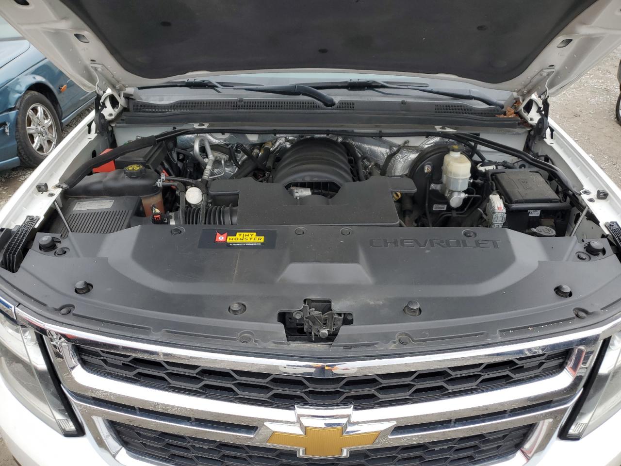 2015 Chevrolet Tahoe VIN 1GNSKBKCXFR561226 Copart auction photo, all over damage thumbnail 12