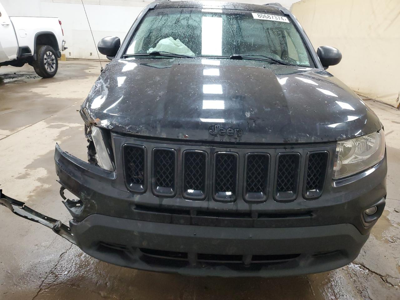 2015 Jeep Compass VIN 1C4NJDBBXFD271013 Copart auction photo, side / front end damage thumbnail 5