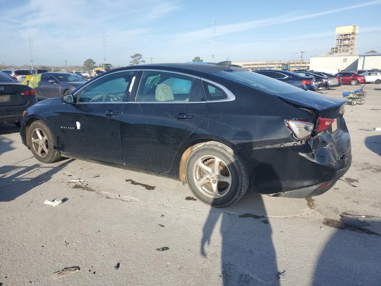 2016 Chevrolet Malibu VIN 1G1ZB5ST5GF301241 Copart auction photo, rear end damage thumbnail 2