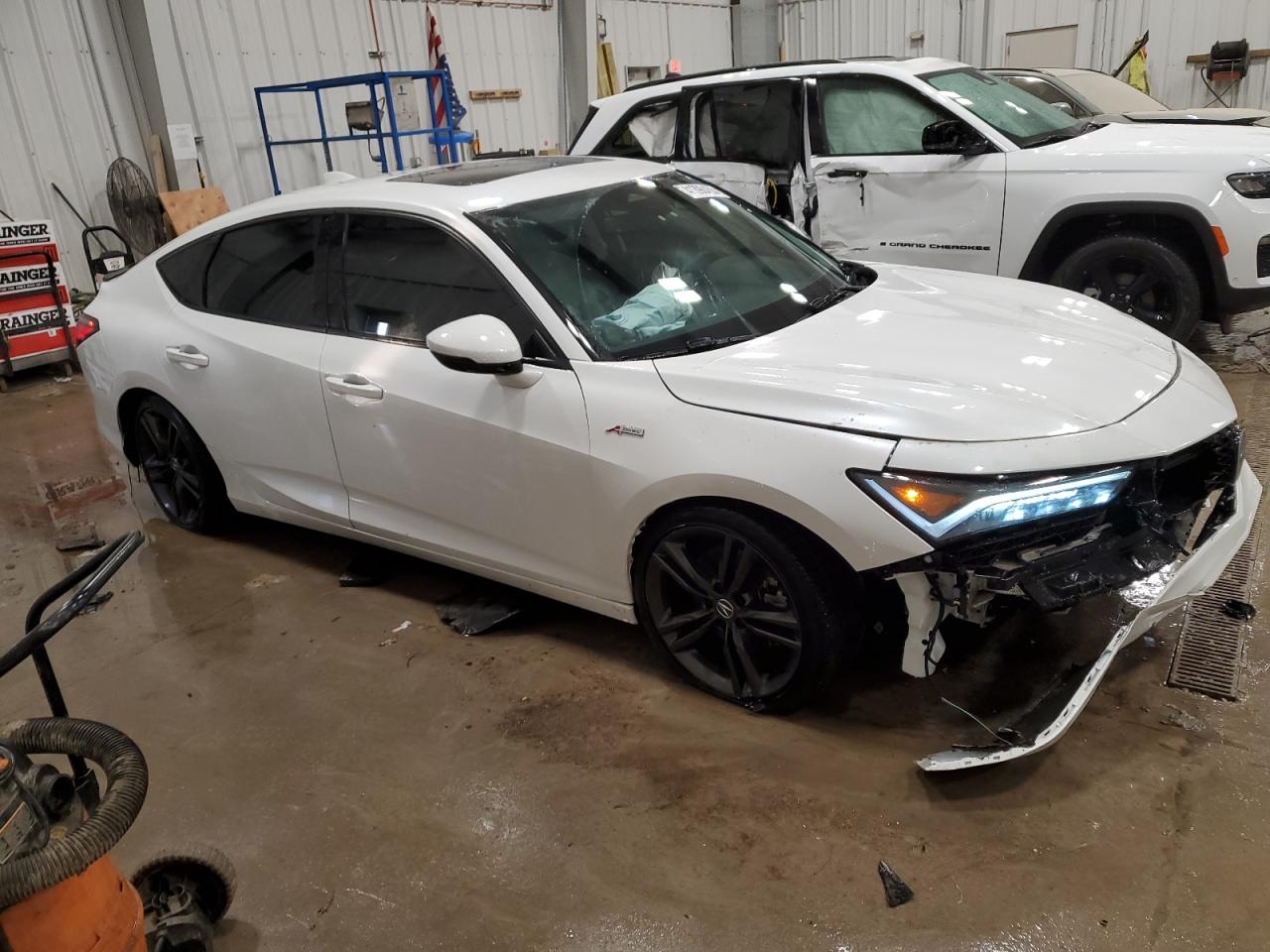 2023 Acura Integra VIN 19UDE4G73PA017555 Copart auction photo, front end damage thumbnail 4