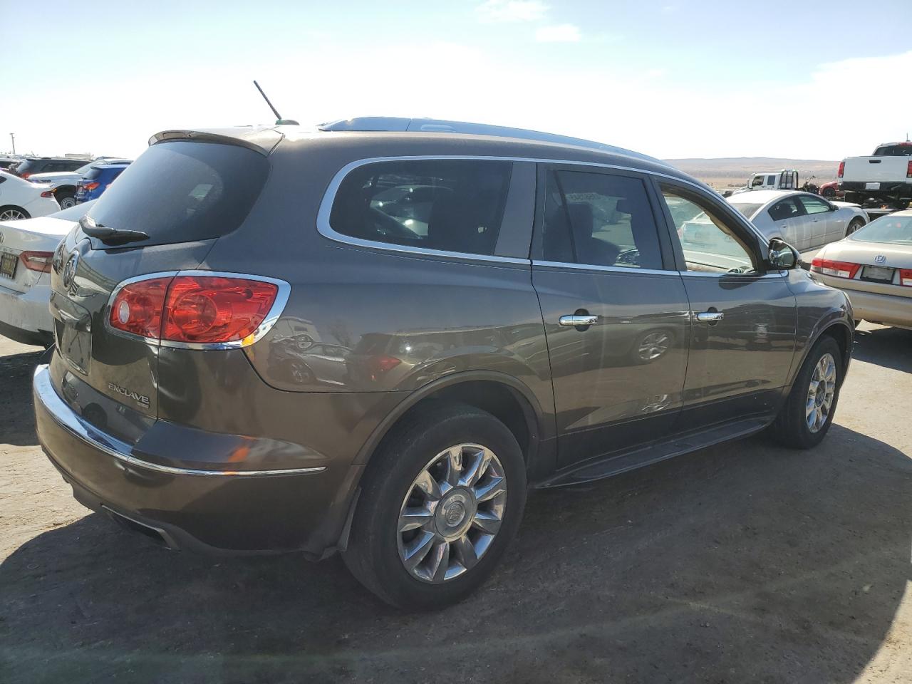 2012 Buick Enclave VIN 5GAKVCED1CJ195663 Copart auction photo, side damage thumbnail 3