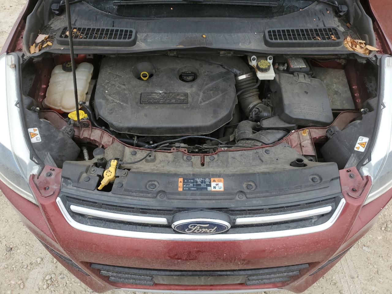 2014 Ford Escape VIN 1FMCU0J91EUC36893 Copart auction photo, rear end / side damage thumbnail 12