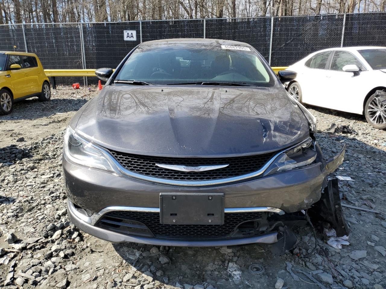 2016 Chrysler 200 VIN 1C3CCCEG2GN174911 Copart auction photo, front end / side damage thumbnail 5