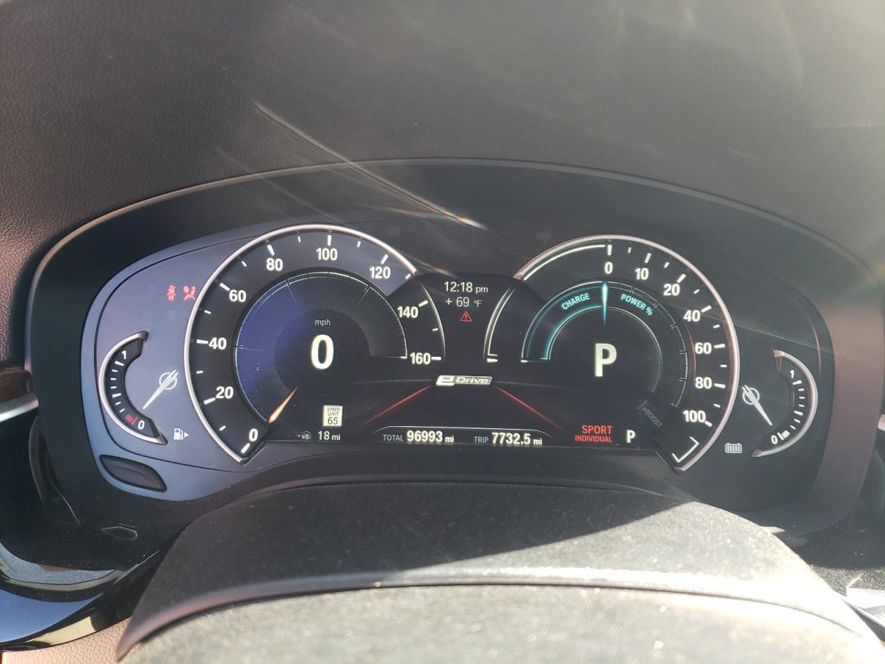 2019 BMW 5er VIN WBAJA9C56KB389941 Copart auction photo, rear end / front end damage thumbnail 9