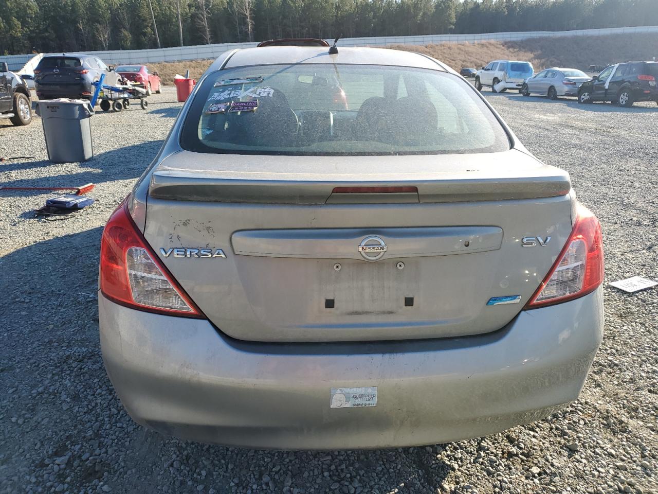 2014 Nissan Versa VIN 3N1CN7AP9EK443561 Copart auction photo, frame damage / rear end damage thumbnail 6