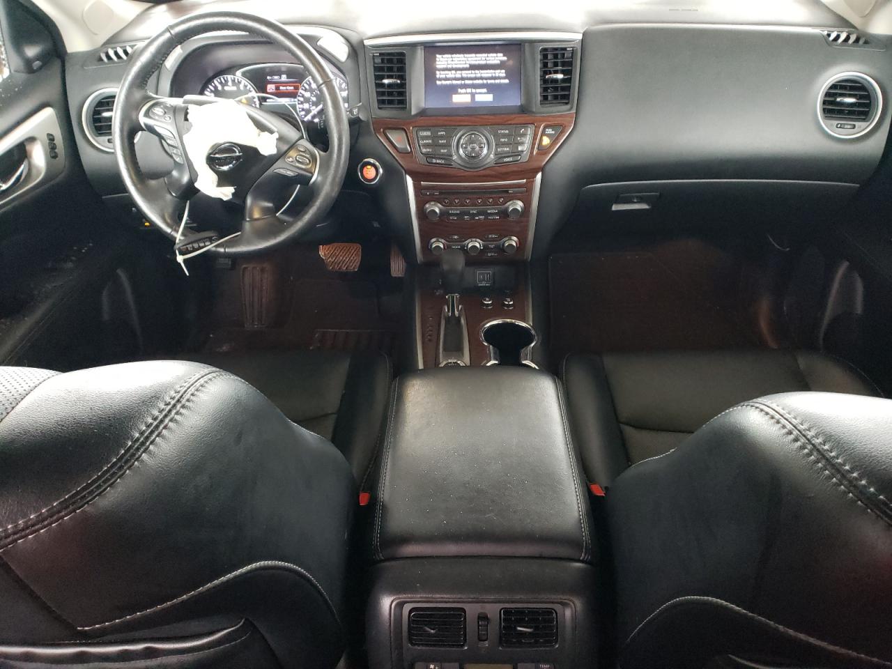 2019 Nissan Pathfinder VIN 5N1DR2MM7KC642664 Copart auction photo, front end / side damage thumbnail 8