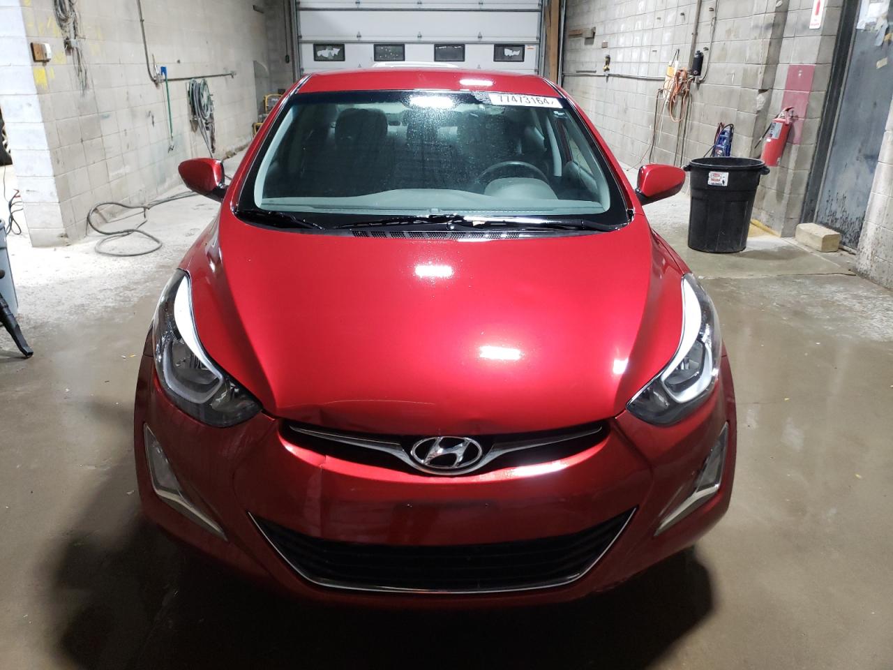 2015 Hyundai Elantra VIN 5NPDH4AE1FH604700 Copart auction photo, vandalism / front end damage thumbnail 5