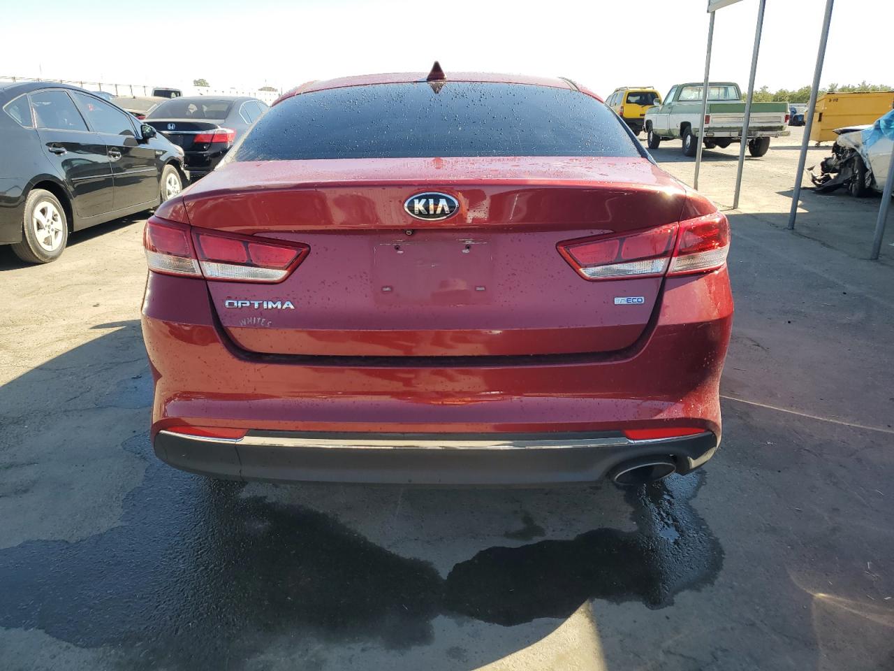 2017 KIA Optima VIN 5XXGT4L12HG150591 Copart auction photo, all over damage thumbnail 6