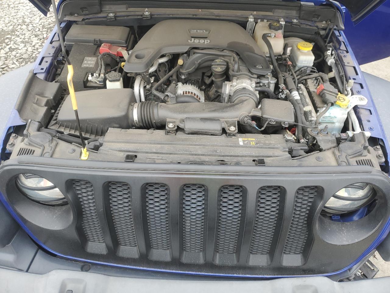 2019 Jeep Wrangler VIN 1C4GJXAG6KW503595 Copart auction photo, unknown / minor dent/scratches damage thumbnail 12