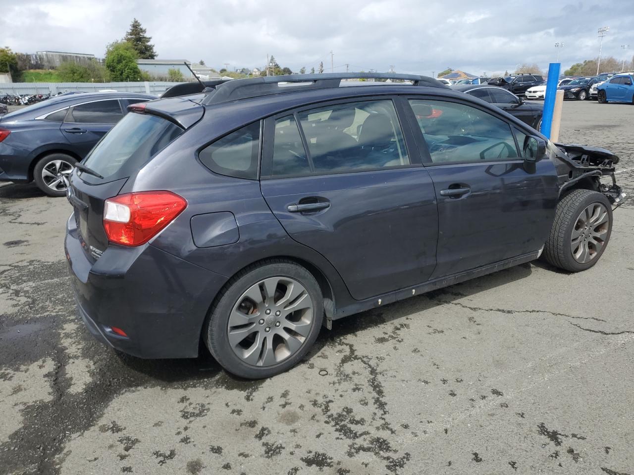 2014 Subaru Impreza VIN JF1GPAL65E8291822 Copart auction photo, front end damage thumbnail 3