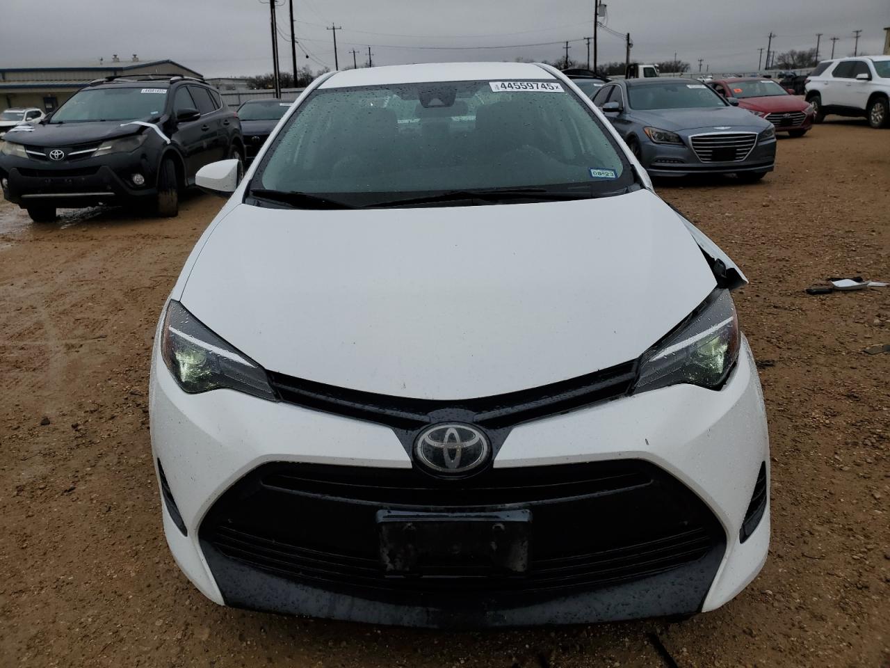 2017 Toyota Corolla VIN 5YFBURHEXHP733370 Copart auction photo, side / front end damage thumbnail 5