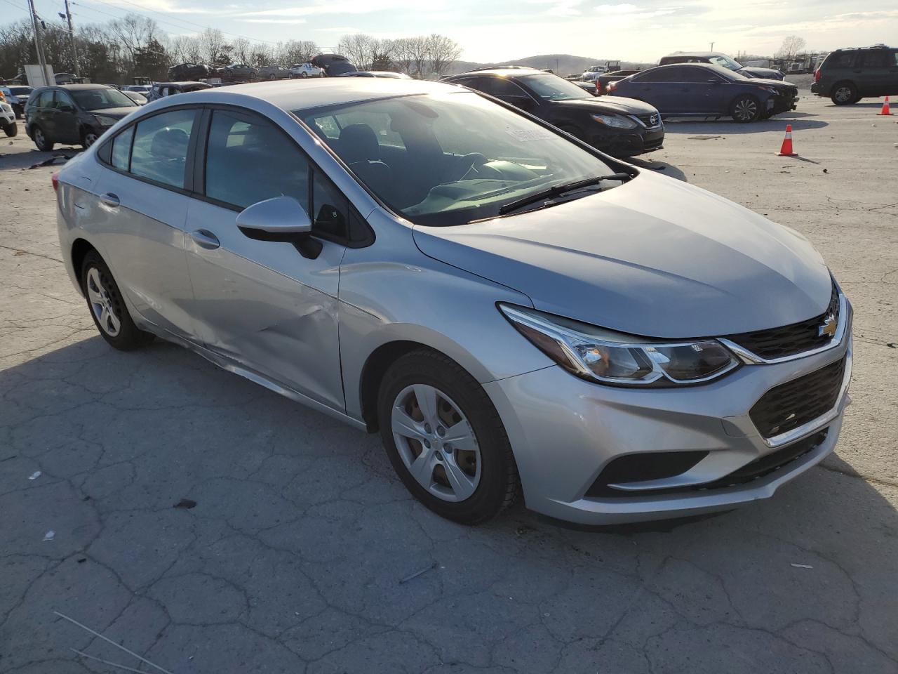 2018 Chevrolet Cruze VIN 1G1BC5SM1J7221380 Copart auction photo, rear end / side damage thumbnail 4