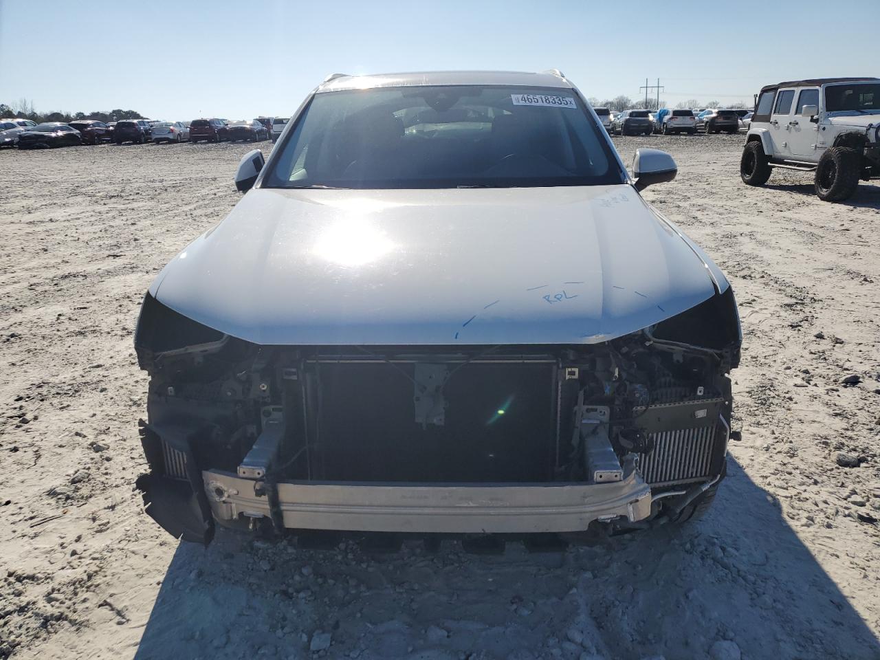 2020 Audi Q7 VIN WA1LXAF75LD005964 Copart auction photo, front end damage thumbnail 5