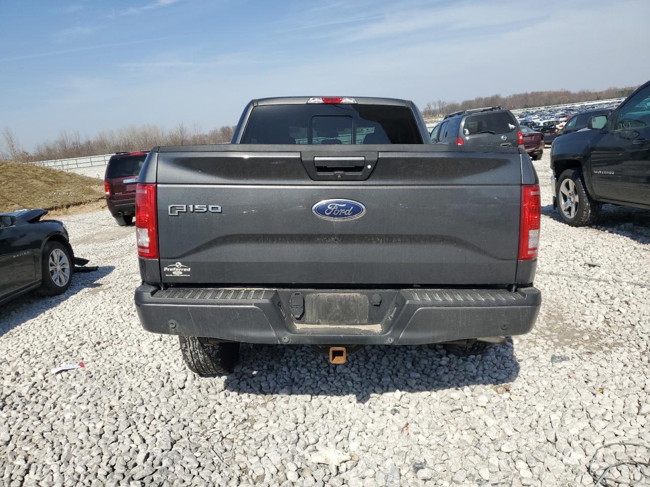 2016 Ford F-150 VIN 1FTFX1EG9GFC18656 Copart auction photo, side / front end damage thumbnail 6