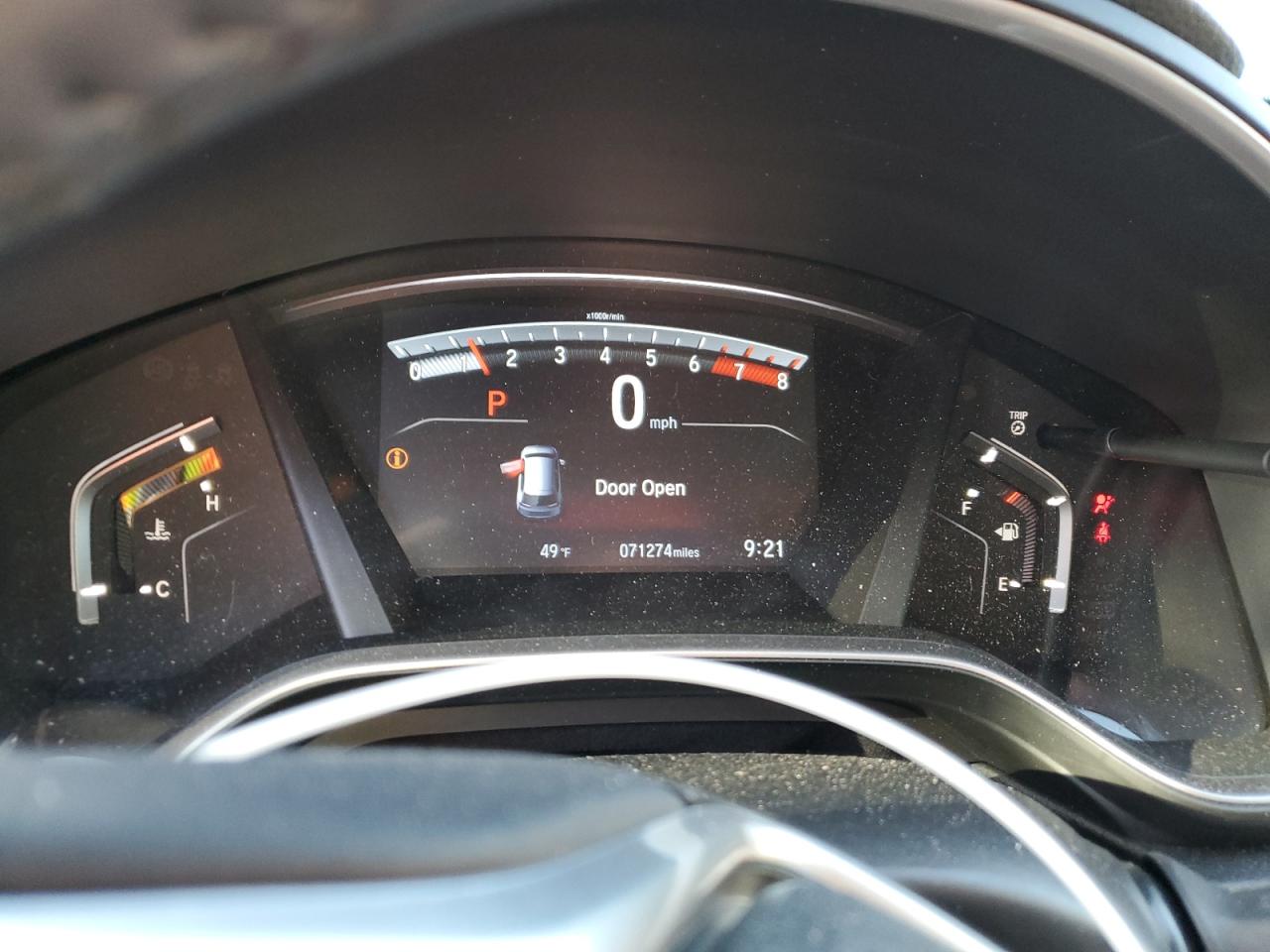 2018 Honda CR-V VIN 7FARW2H86JE055426 Copart auction photo, side / front end damage thumbnail 9