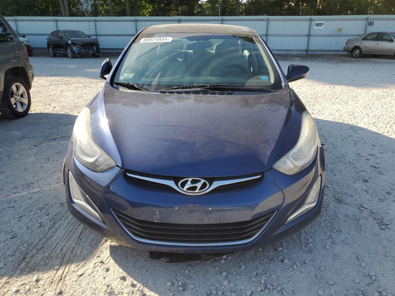 2015 Hyundai Elantra VIN 5NPDH4AE1FH551240 Copart auction photo, undercarriage / front end damage thumbnail 5