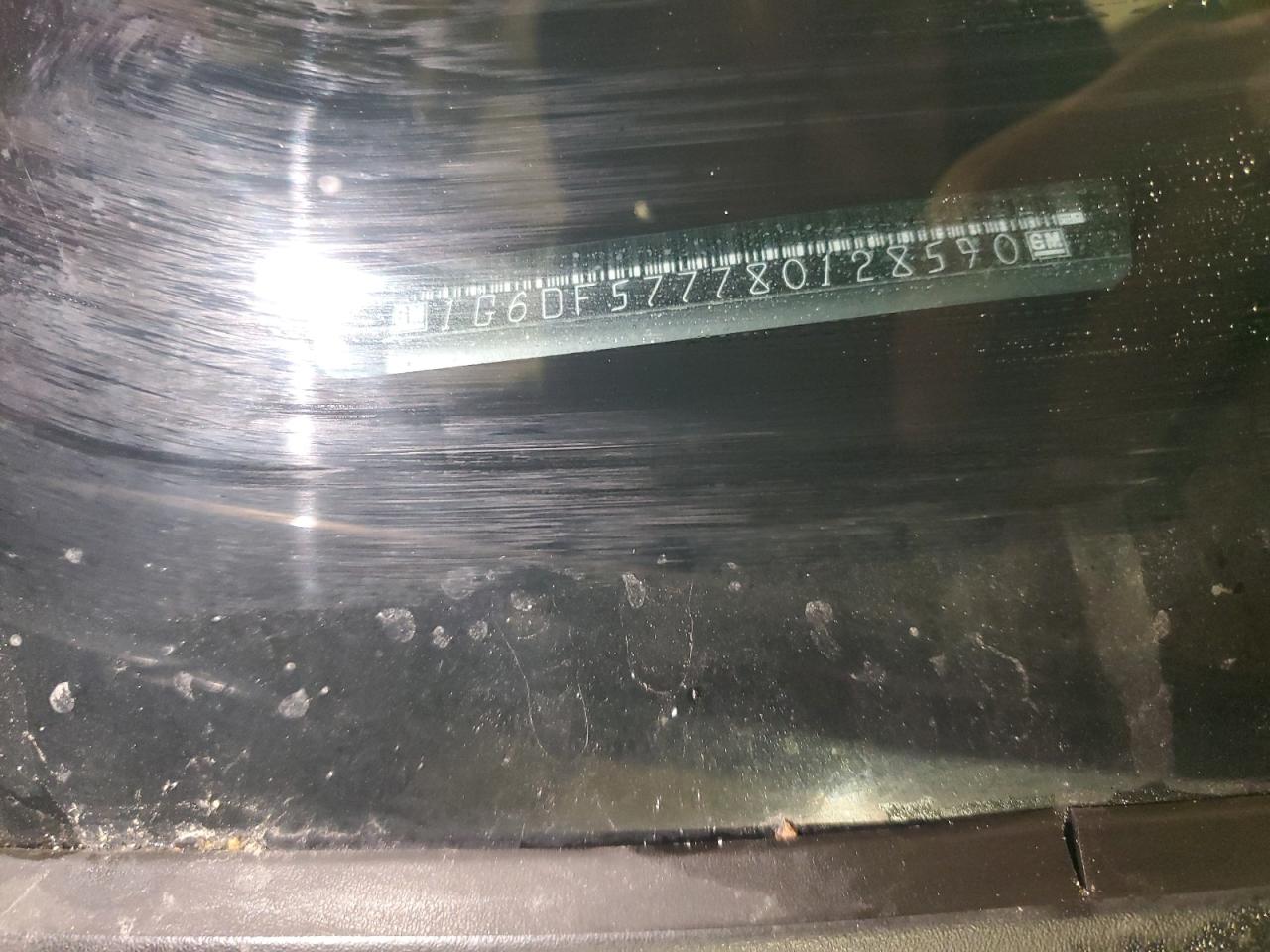 2008 Cadillac CTS VIN 1G6DF577780128590 Copart auction photo, front end damage thumbnail 12