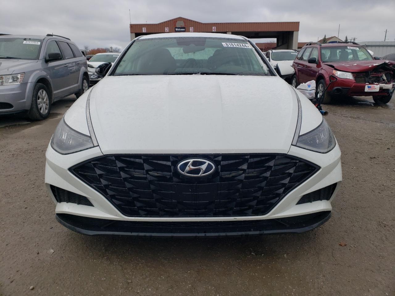 2021 Hyundai Sonata VIN 5NPEL4JA6MH063043 Copart auction photo, side damage thumbnail 5