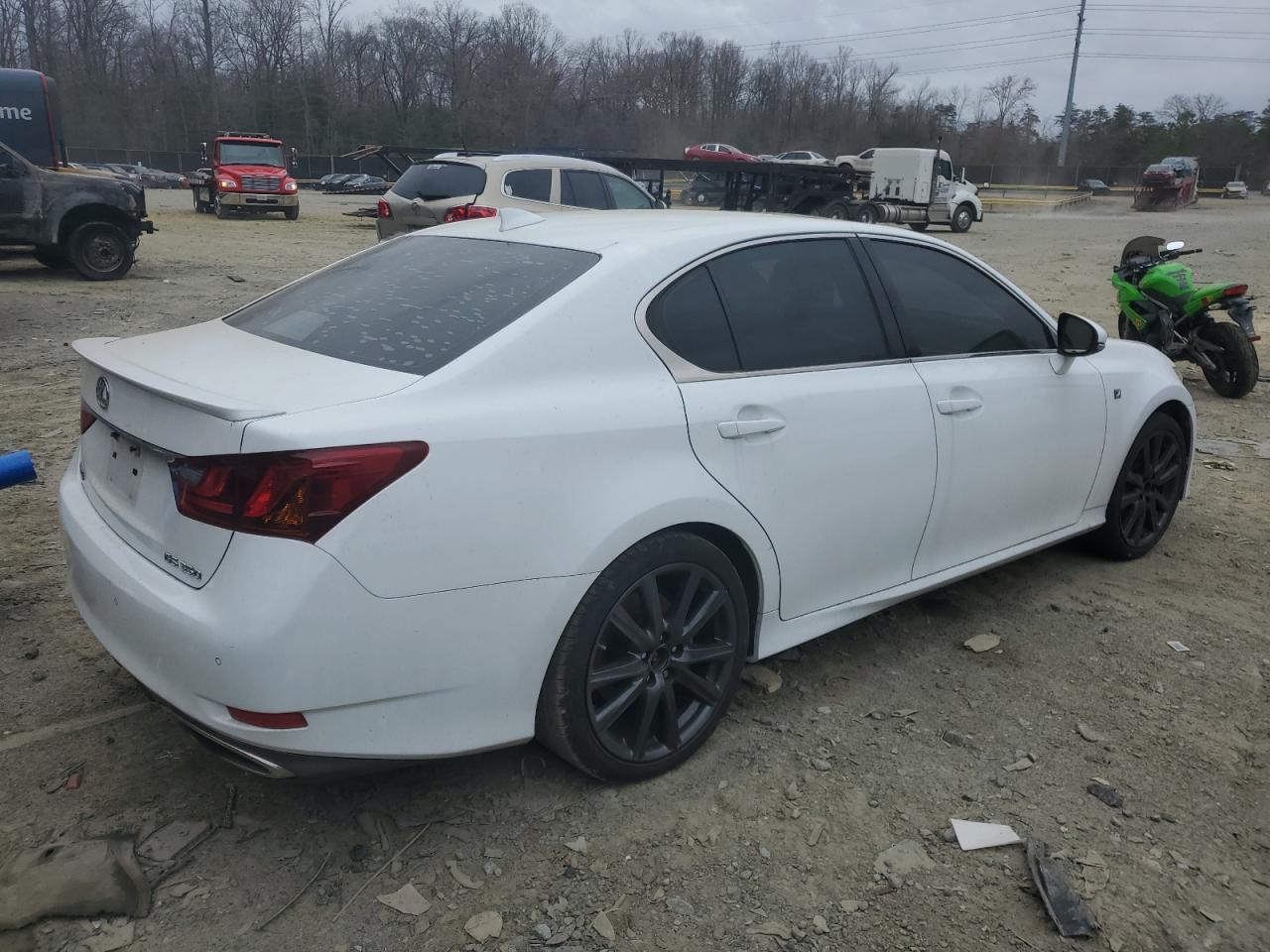 2015 Lexus GS VIN JTHBE1BL9FA008591 Copart auction photo, all over damage thumbnail 3