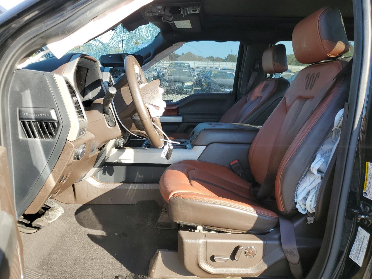 2022 Ford F250 VIN 1FT7W2BT0NEC99855 Copart auction photo, front end / side damage thumbnail 7