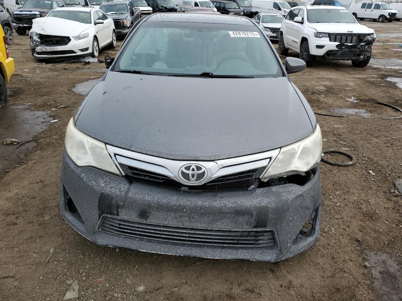 2012 Toyota Camry VIN 4T1BK1FK7CU018375 Copart auction photo, front end damage thumbnail 5