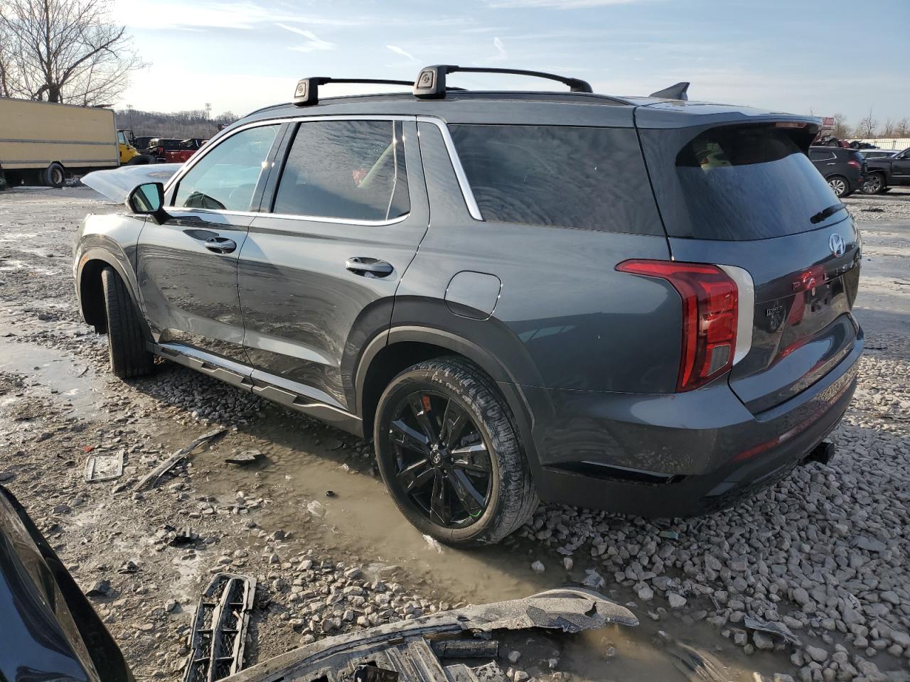 2024 Hyundai Palisade VIN KM8R3DGE6RU797878 Copart auction photo, front end / minor dent/scratches damage thumbnail 2