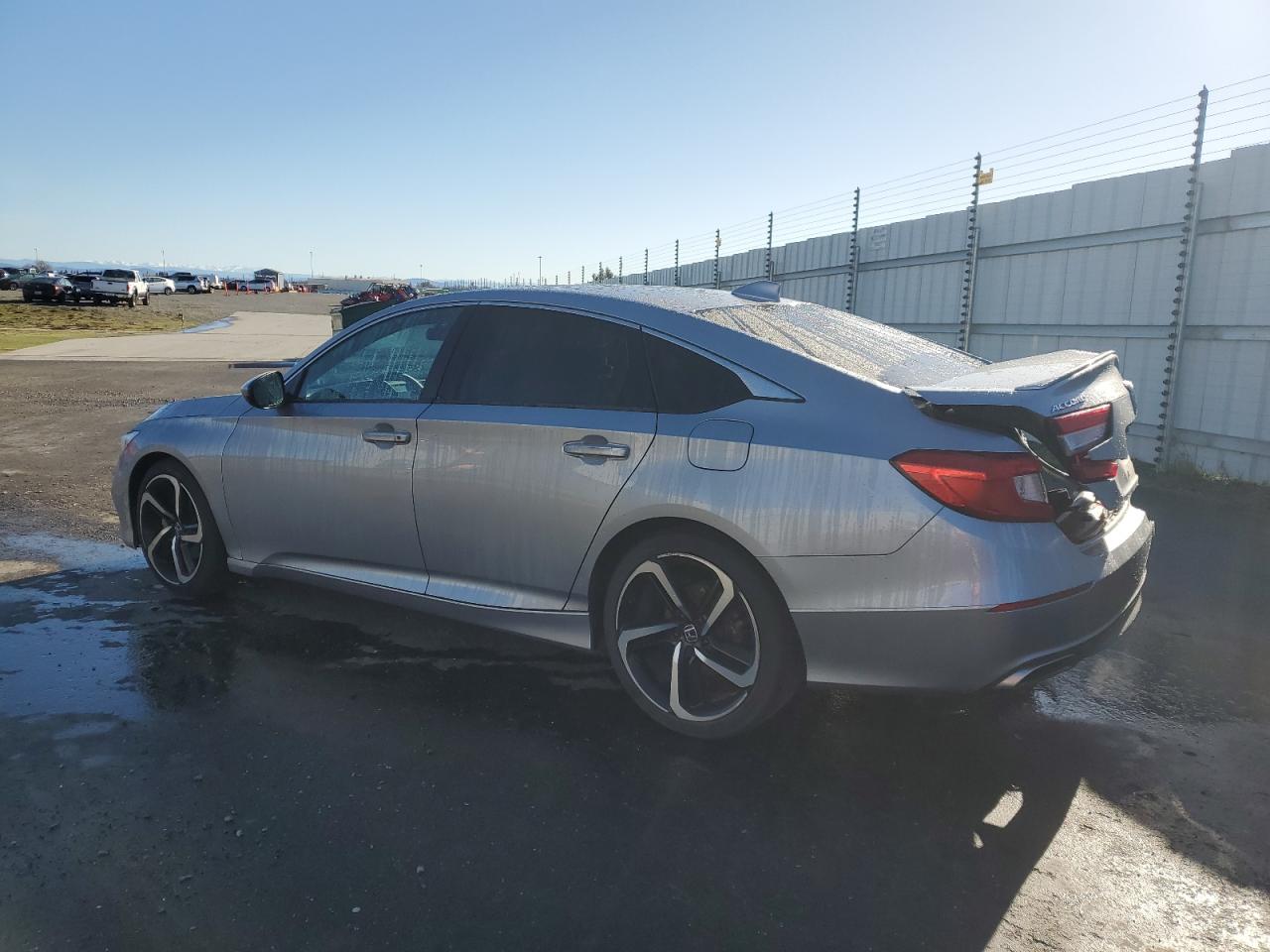 2019 Honda Accord VIN 1HGCV1F31KA095690 Copart auction photo, rear end / side damage thumbnail 2