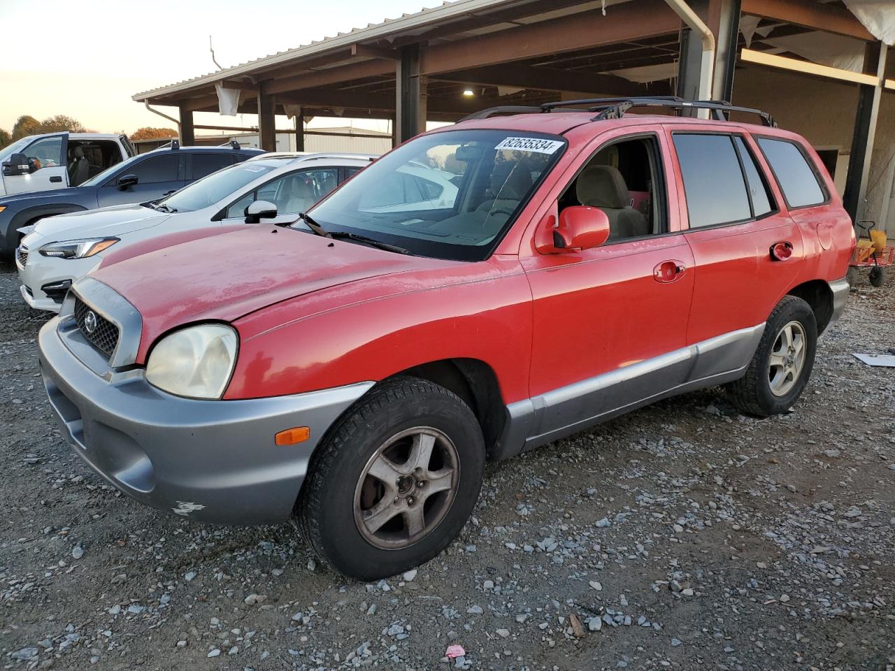 2004 Hyundai Santa Fe VIN KM8SB12B74U849883