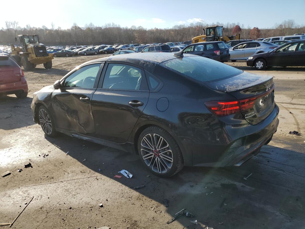 2024 KIA Forte VIN 3KPF44AC6RE753521 Copart auction photo, side / front end damage thumbnail 2